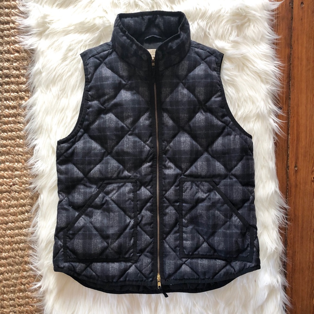 JCrew Factory Plaid Vest | Size Medium